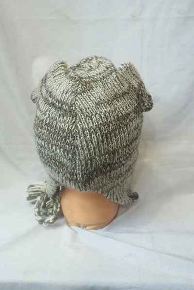 thumb2-Woolen Animal Cap-8642