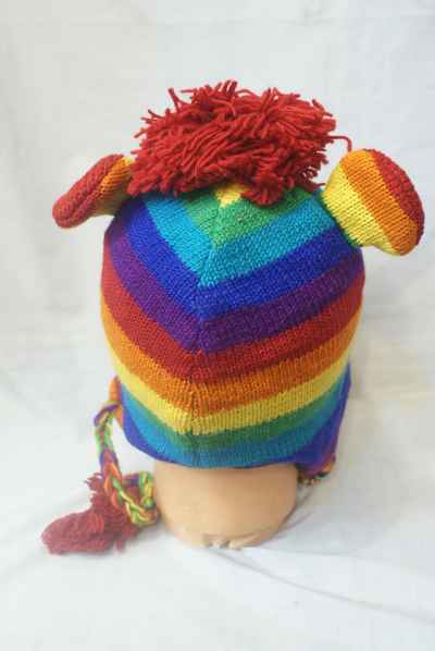 thumb2-Woolen Animal Cap-8643