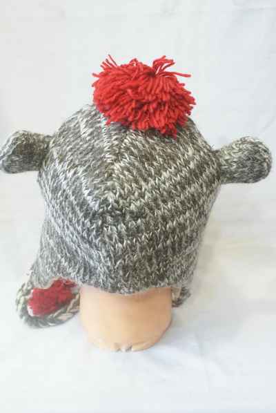 thumb2-Woolen Animal Cap-8645