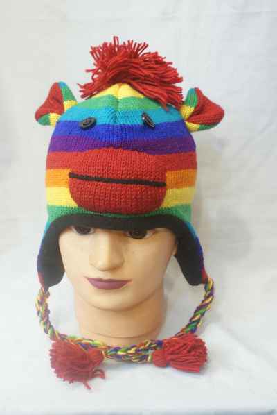 Woolen Animal Cap-8646