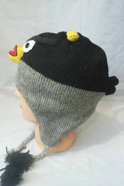 thumb3-Woolen Animal Cap-8647