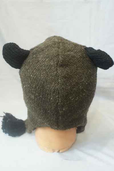 thumb2-Woolen Animal Cap-8650
