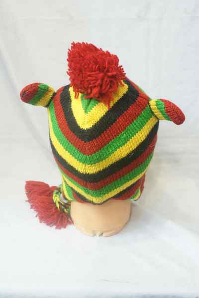 thumb2-Woolen Animal Cap-8655