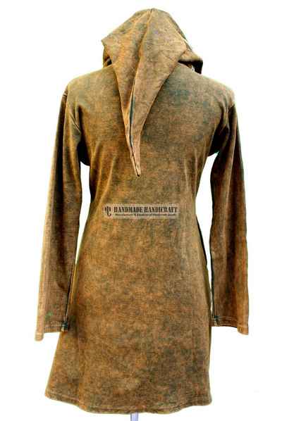 Rib Cotton Long Jacket