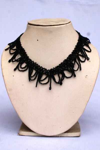 Glass Bead Necklace-9335