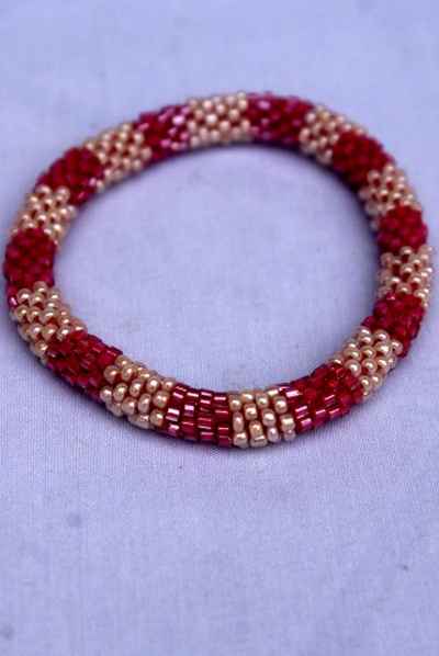 Glass Bead Bracelet-9385