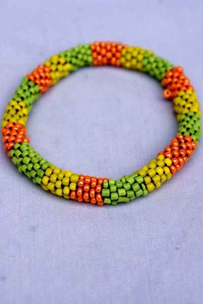 Glass Bead Bracelet-9387