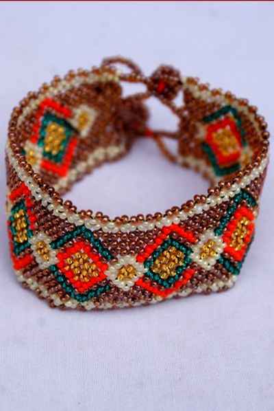 Glass Bead Bracelet-9406