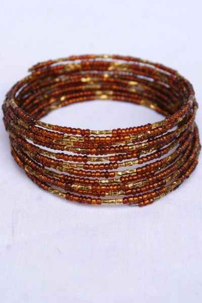 Glass Bead Bangle-9427