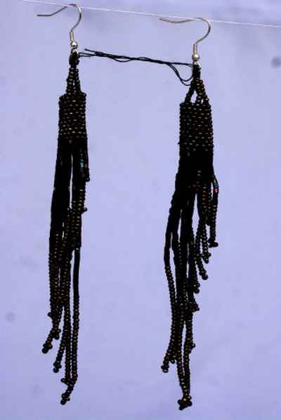 Glass Bead Earring-9449