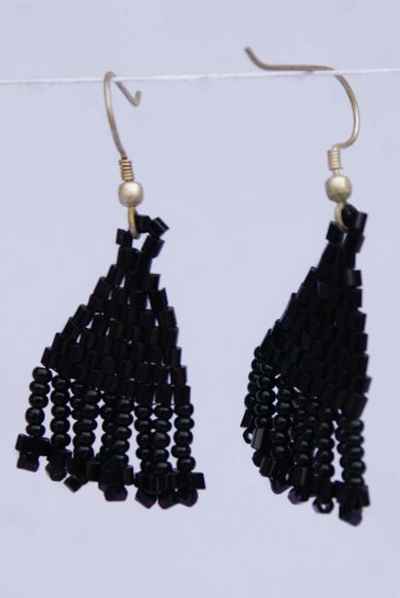 Glass Bead Earring-9456