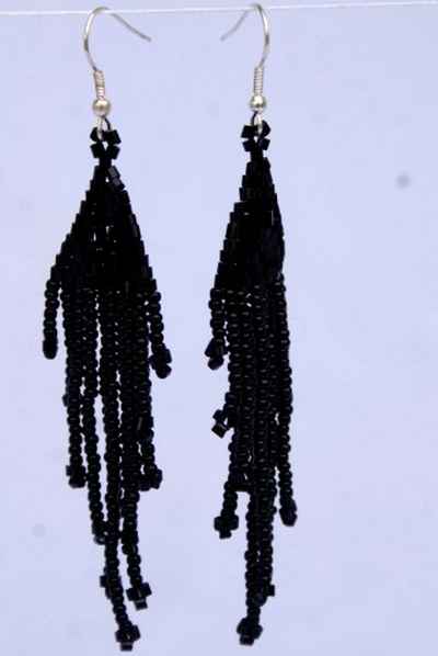 Glass Bead Earring-9457