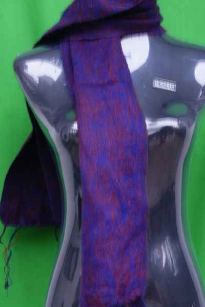 Yak Wool Muffler, Nepali Acrylic Hand Loom Muffler, [purple]