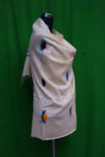 Yak Wool Shawl, Nepali Acrylic Hand Loom Shawl, Dhaka Design